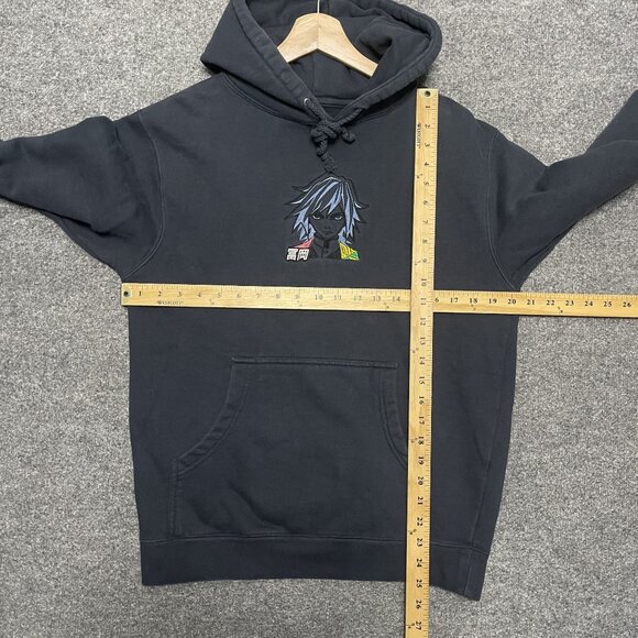 Scary Kids Small Blue Black Hoodie Giyu Tomioka Demon Slayer - Picture 5 of 5